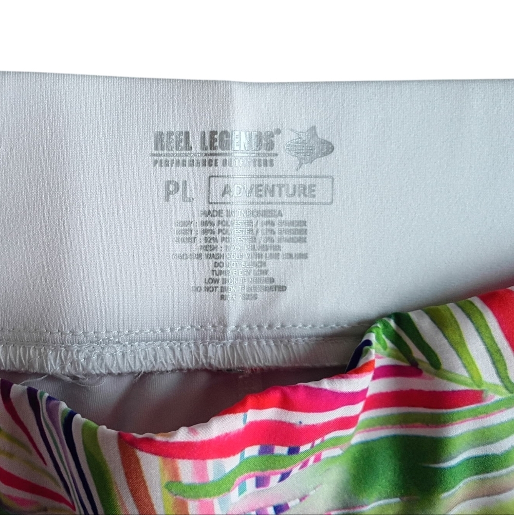 Reel Legends Multi Colored Athletic Pickleball Tennis Skort SZ Large P - Picture 5 of 5